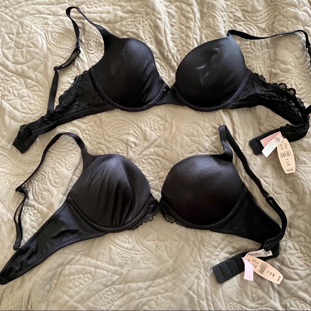 Victoria’s Secret Set of Two Black Bras Size 34B